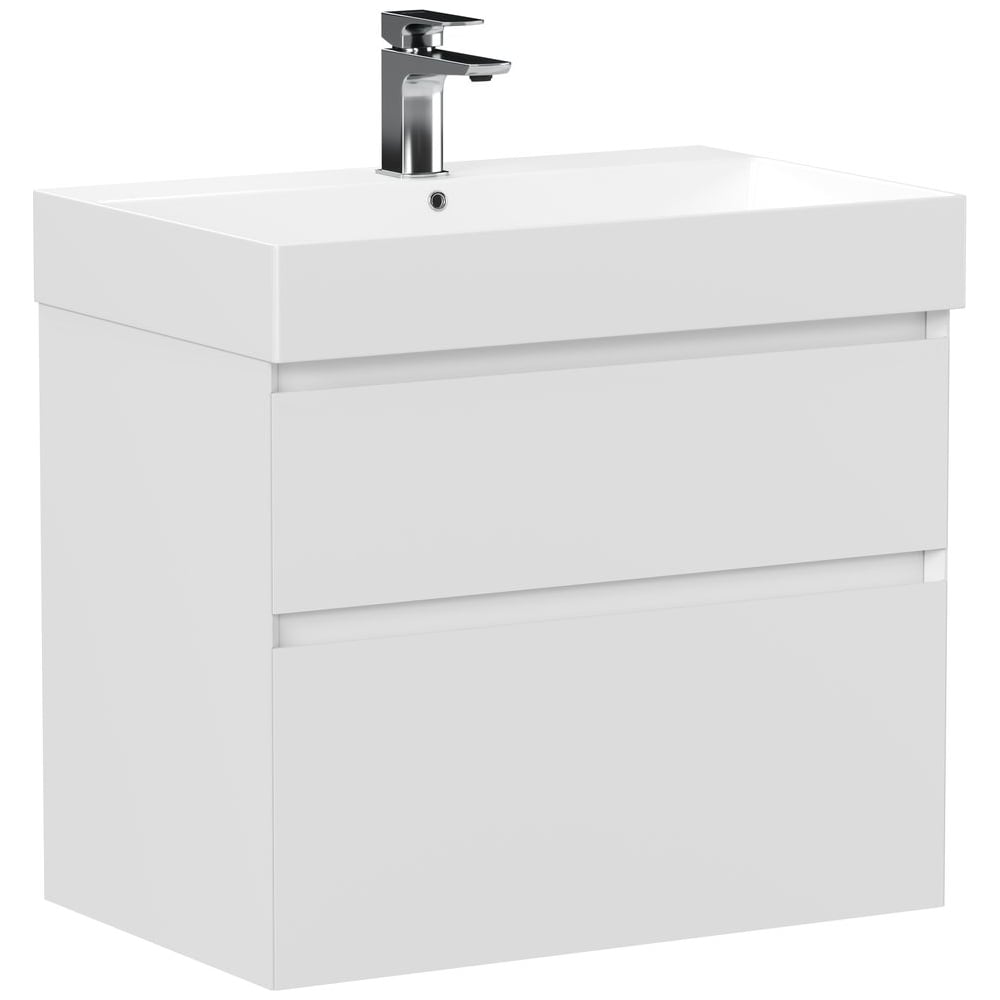 Изображение товара Тумба ALLEN BRAU 1.210025.WM INFINITY 70, 2 ящика, белый матовый (346284) 00346284