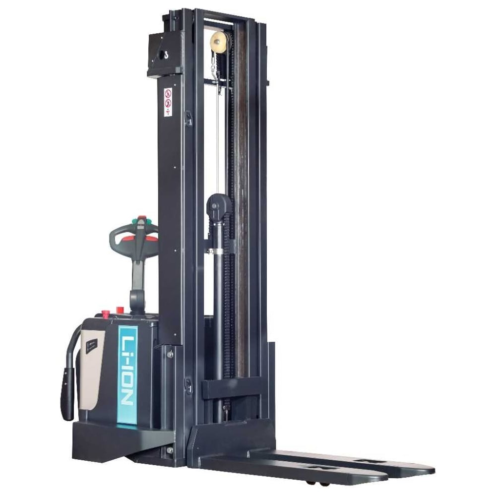 Изображение товара Самоходный штабелер TISELTECHNICS ES15 FTX500 EPS с литий-ионной батареей, грузоподъемность 1500 кг