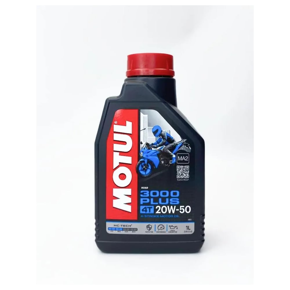 Изображение товара Масло моторное MOTUL 3000 PLUS 4T 20W50, 1 л, 113191