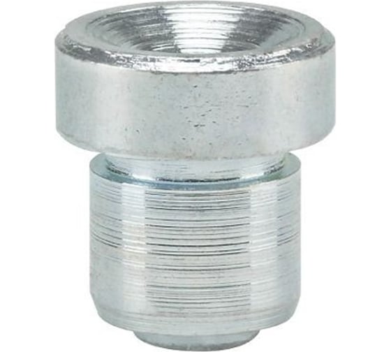 Изображение товара Воронкообразная заколачиваемая пресс-масленка (тавотница) MasloSmenka D1A, Ø8/10 круглая прямая (180) 10 шт., оцинкованная сталь, 011502-10