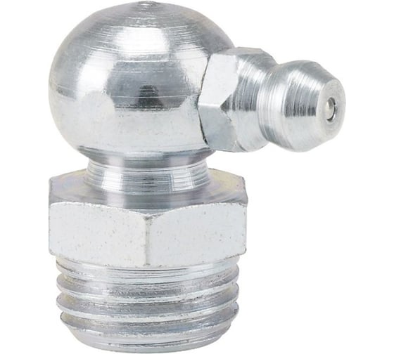 Изображение товара Пресс-масленка угловая MasloSmenka H3 R1/4 NPT (1/4-18) комплект 10 шт оцинкованная сталь Европейский стандарт DIN71412 010316-10