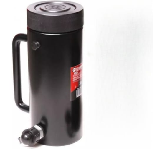 Изображение товара Цилиндр гидравлический с резьбовым штоком и гайкой для механической фиксации Forcekraft 30т ход штока 100 мм диаметр штока 75 мм общий диаметр 103 мм L 206 мм 700 bar FK-YG30100LS (27868)