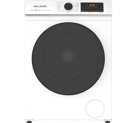 Изображение товара Стиральная машина Willmark WMF-7512ISW (7,5кг/1200 об,BLDC мотор,ULTRA SLIM 42см,15 реж.,A+++,белый) 1002113