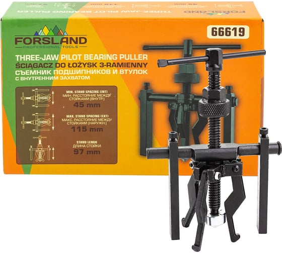 Изображение товара Съемник подшипников и втулок с внутренним захватом Forsland ? захвата: 13-38 мм Forsland-66619(61750)
