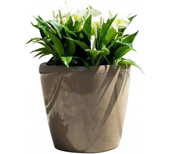 Изображение товара Кашпо Ola Dom DELUXE круглое 42 литра (мокко) 495х495х465мм 073752