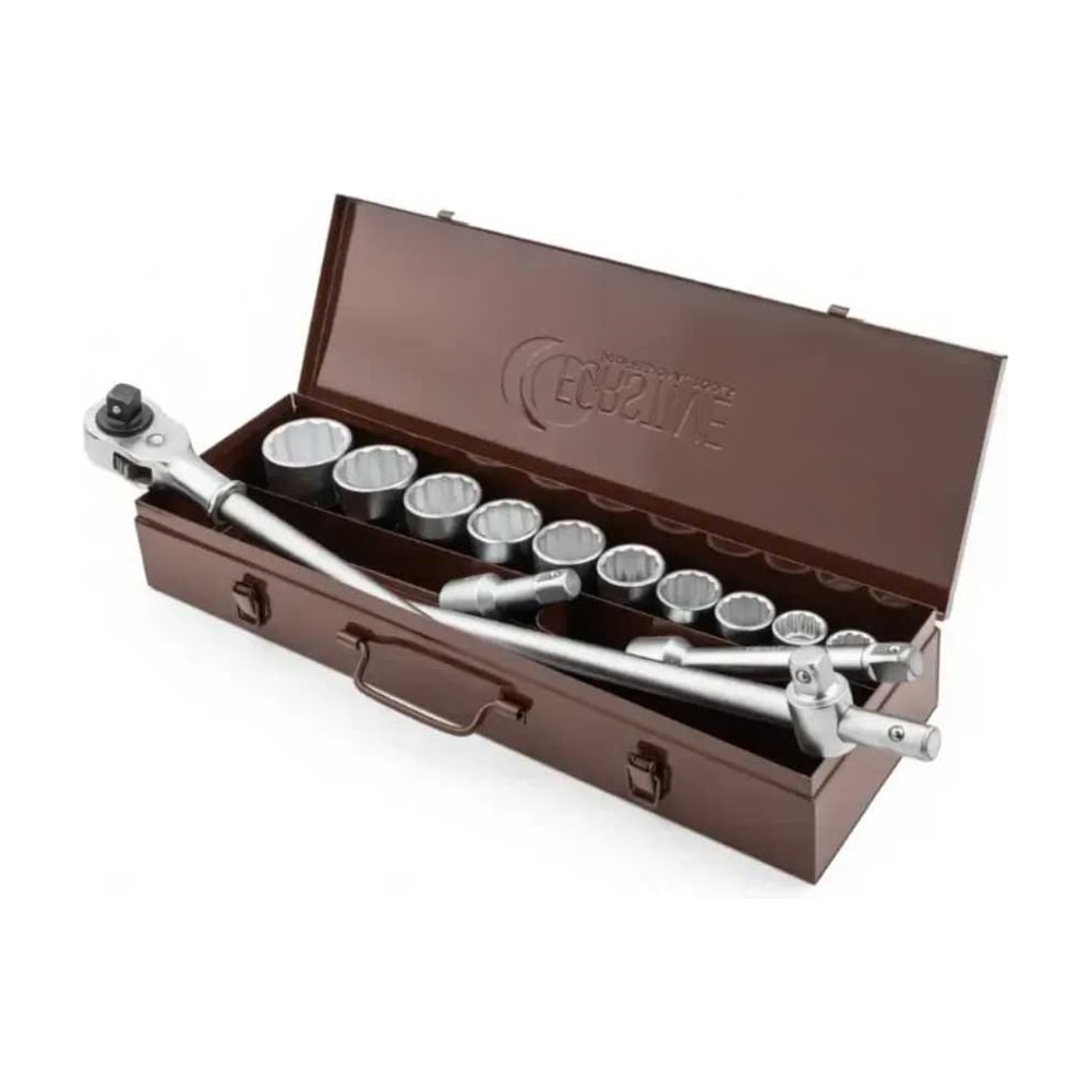 Изображение товара Набор инструментов FORSTIME 15 предметов 3/4 дюйма с кейсом, профессиональный