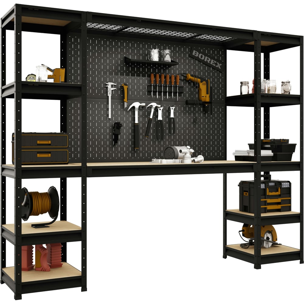 Изображение товара Верстак Greenberg BOREX 2500 с экраном и перфорацией