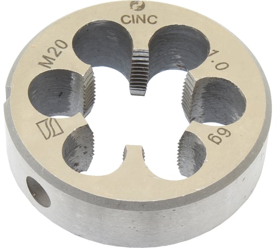 Изображение товара Плашка CNIC М 20,0x1,0 dнар.45мм 9ХС 6g 63367
