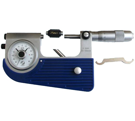 Изображение товара Микрометр CNIC рычажный МР 25-50 мм 0,001 тв.сплав Шан 406-116 53773
