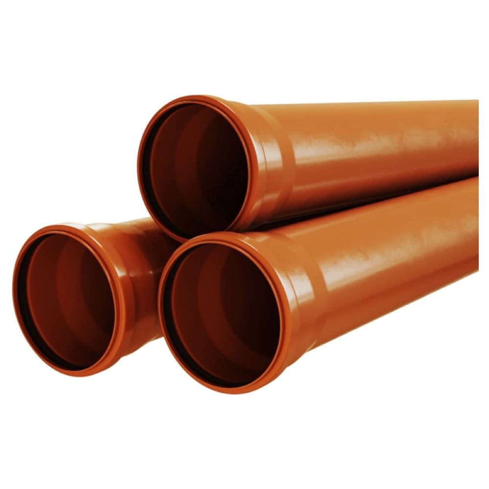 Изображение товара Труба EVER PLAST 160 2 м для наружной канализации профессиональная