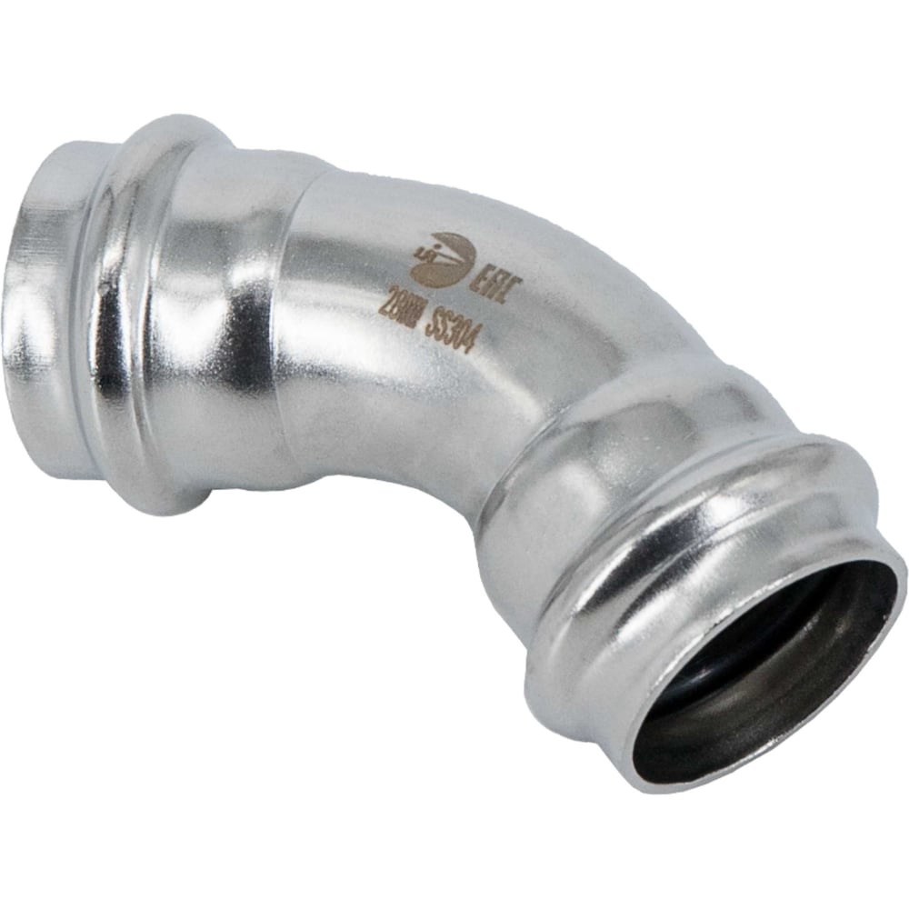 Изображение товара Пресс-отвод NEWKEY 45 нержавеющий 28мм AISI304 профессиональный уголок PN16