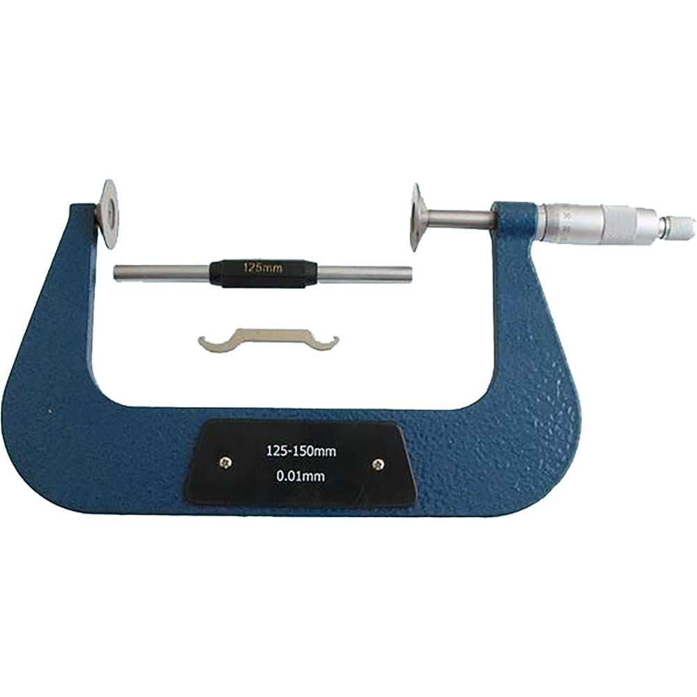 Изображение товара Микрометр CNIC зубомерный МЗ-75 диапазон 50-75 мм точность 0,01 мм