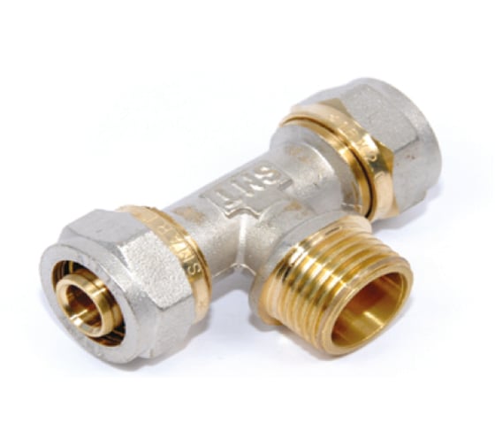 Изображение товара Тройник  SMT T20x3/4Мx20 (ц.-нар.рез.-ц), 1608NY200520