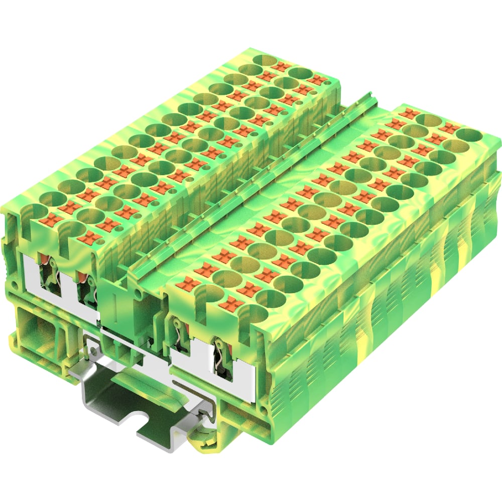 Изображение товара Клемма SUPU TP 1-1 земля, Push-in, сечение до 4 мм², 50 шт