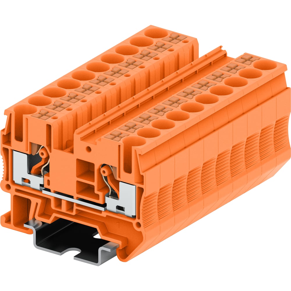 Изображение товара Клемма SUPU TP 1-1 проходная Push-in оранжевая 50 шт