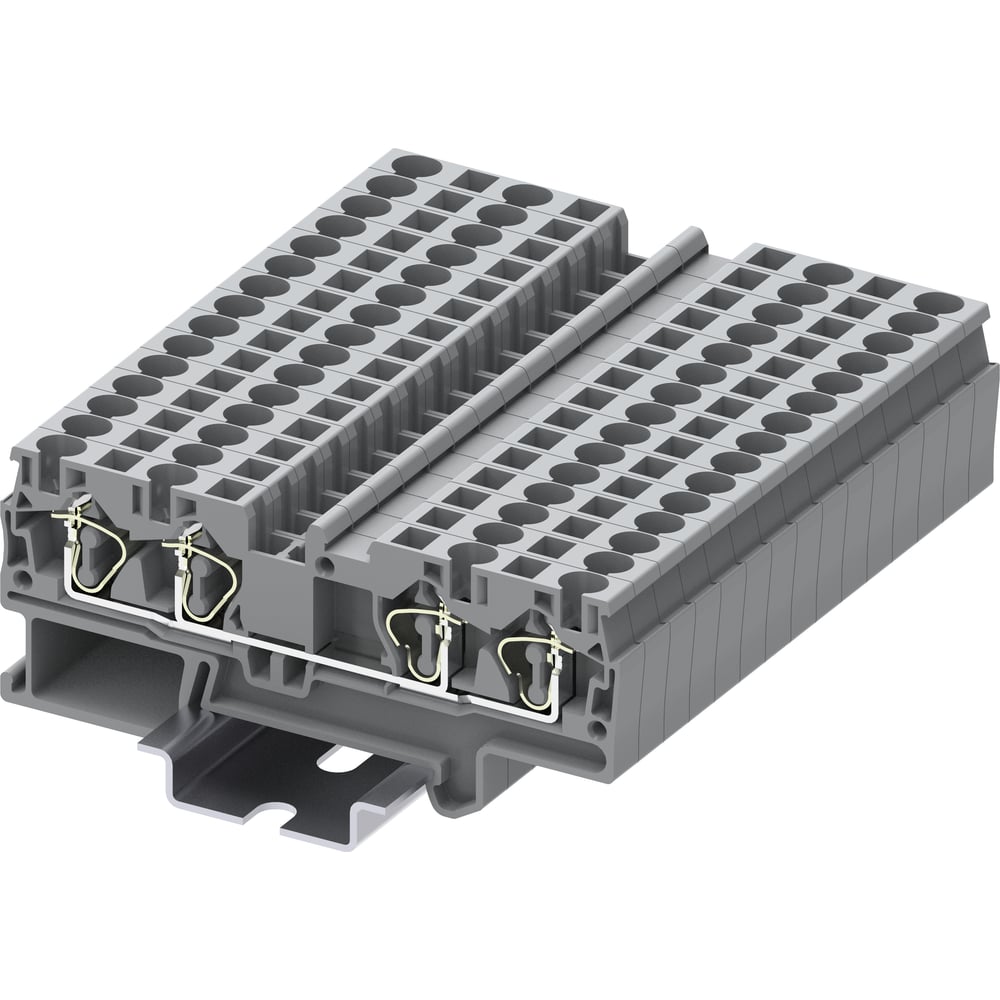 Изображение товара Клемма SUPU TC 2-2 пружинная сечением 4 мм.кв. 50 шт