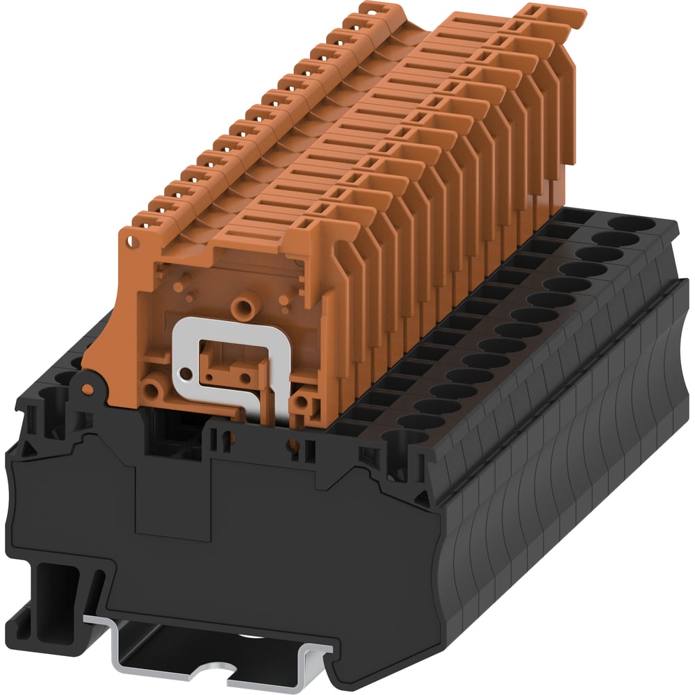 Изображение товара Клемма SUPU TC 1-1 с размыкателем 4 мм кв. для электромонтажа черная