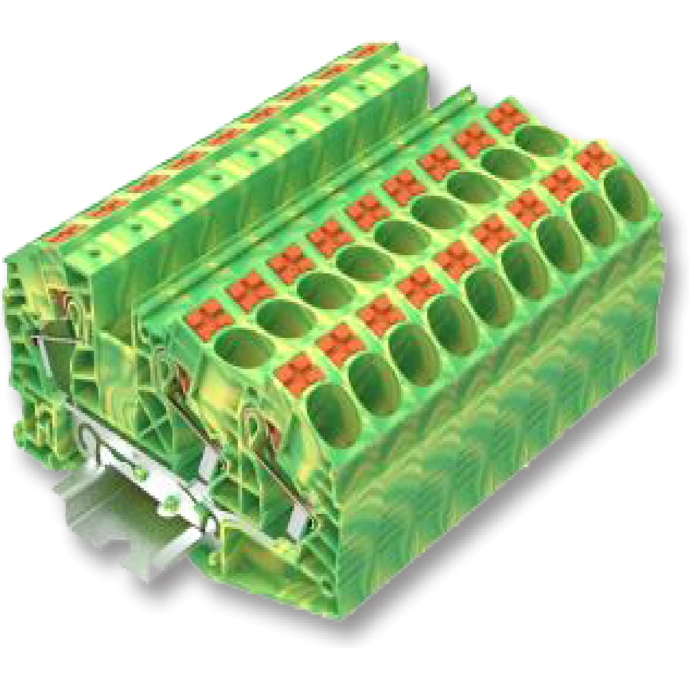Изображение товара Клемма SUPU TP 1-2 земля Push-in желто-зеленая 20 шт