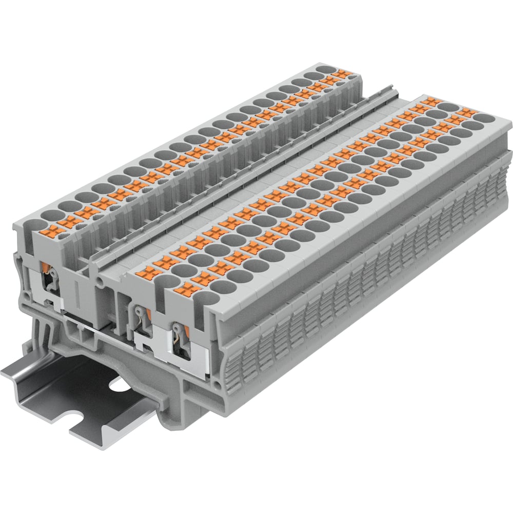Изображение товара Клемма SUPU TP 1-2 проходная Push-in 2,5 мм² серый