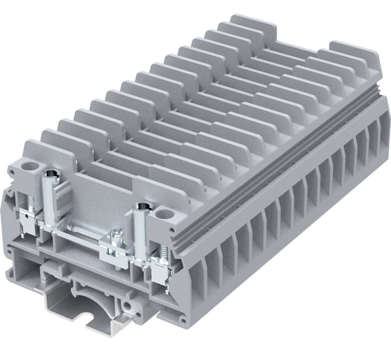 Изображение товара Клемма SUPU UK испытательная, с проводной колонкой, сечение 6 мм. кв., серая 50 шт SUK6-T-JP-GY