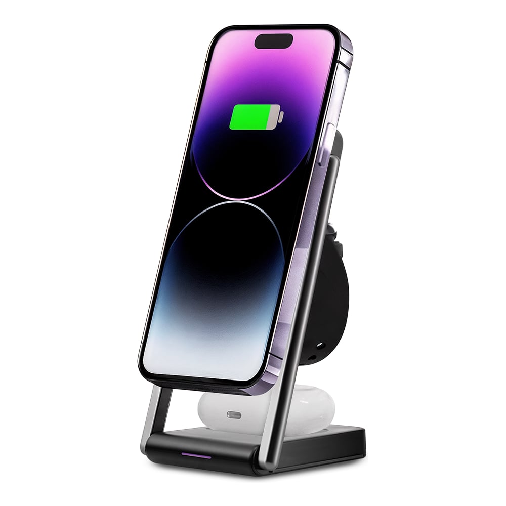 Изображение товара Зарядная станция KITFORT КТ-3754 с беспроводной быстрой зарядкой для смартфонов