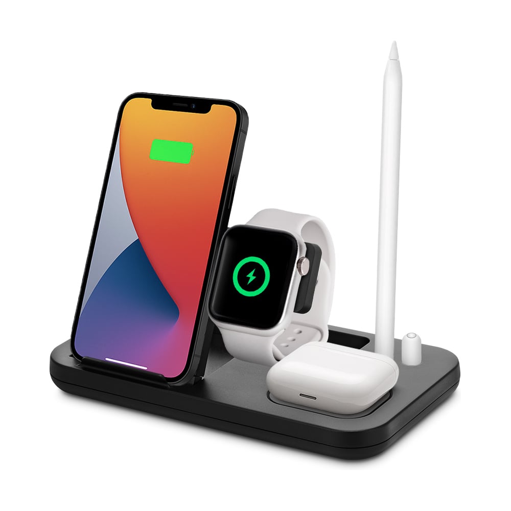 Изображение товара Зарядная станция KITFORT КТ-3748 с быстрой и беспроводной зарядкой для Apple и других устройств