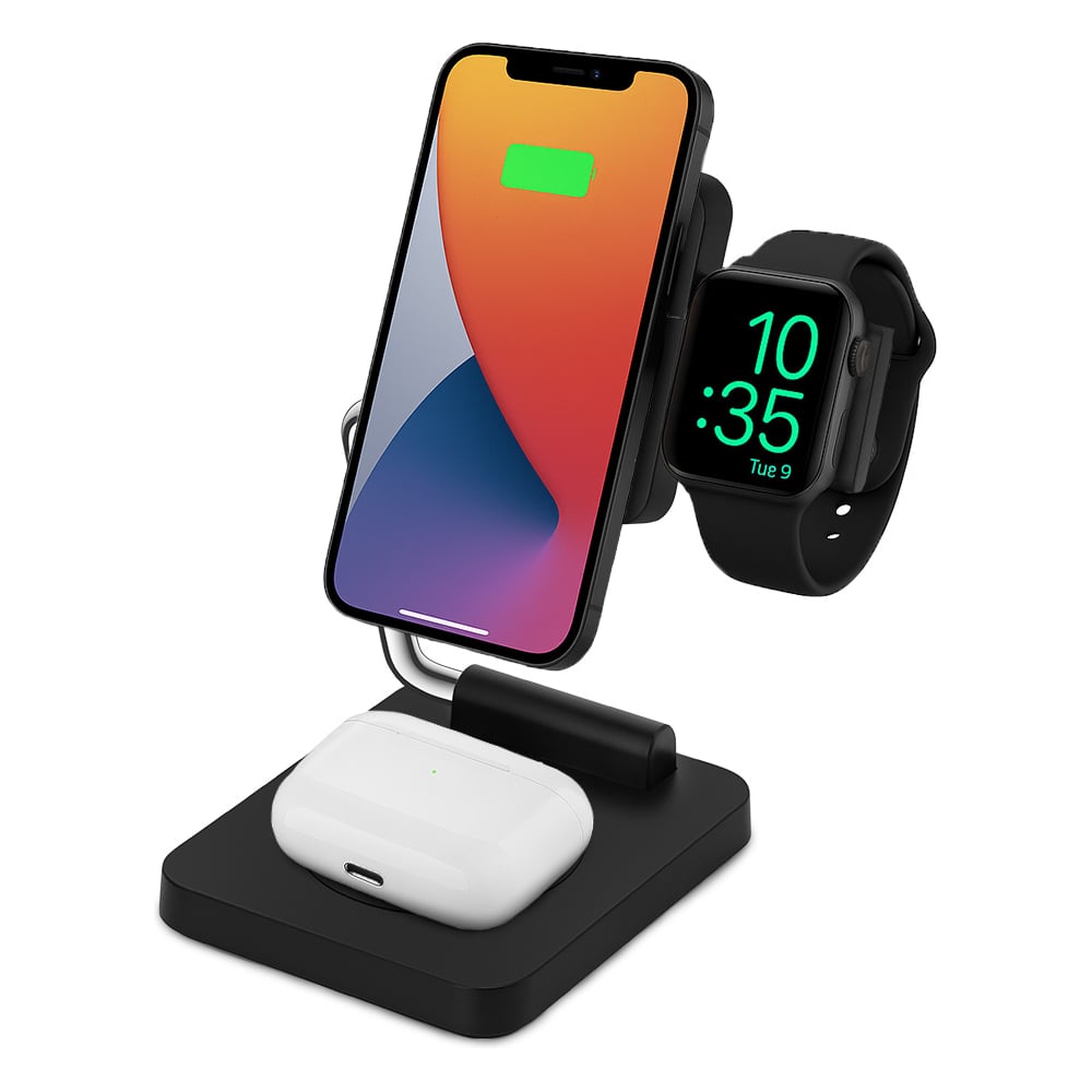 Изображение товара Зарядная станция KITFORT КТ-3745 беспроводная ± быстрая зарядка для Apple