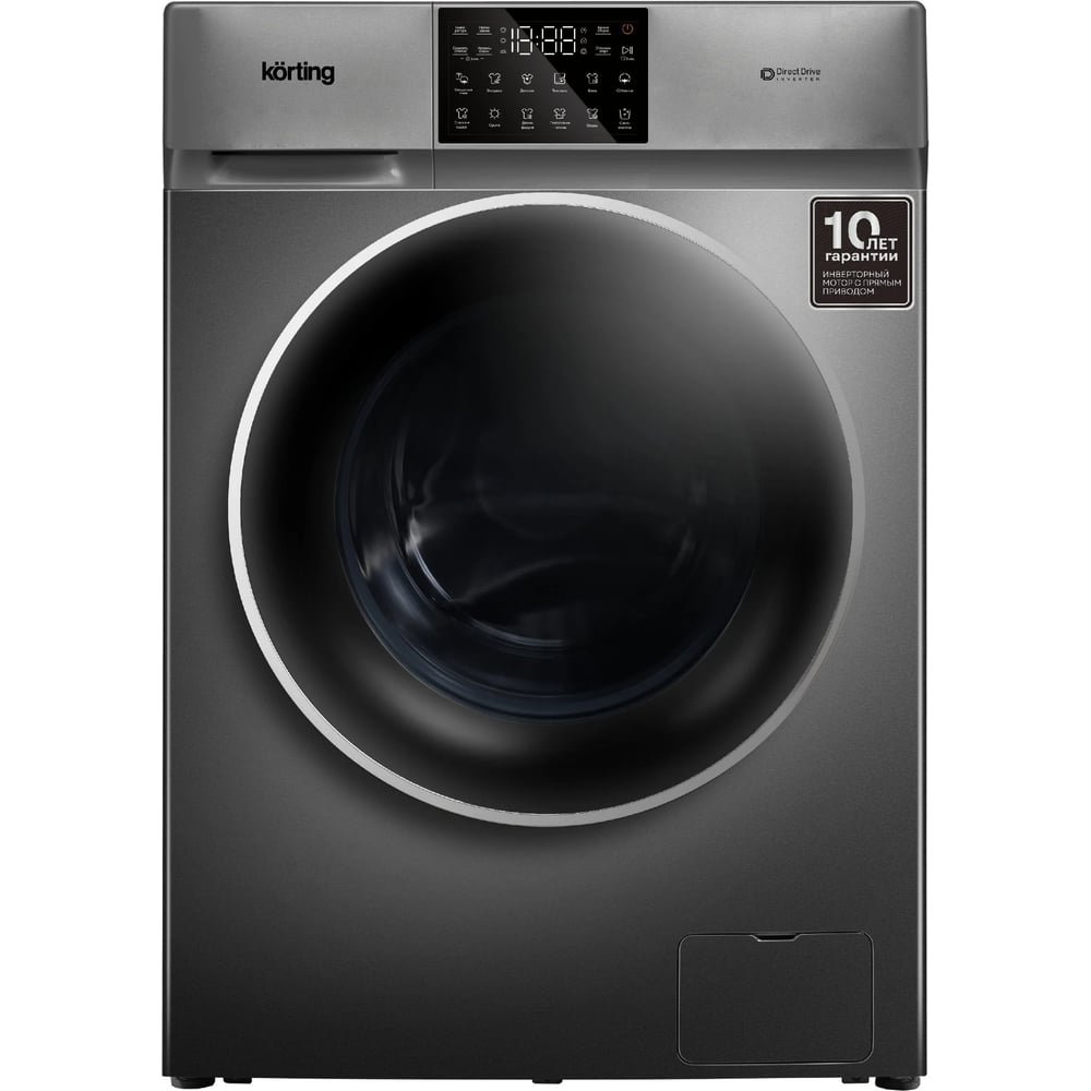 Изображение товара Стиральная машина KORTING KWD 60DV107 Gr 10 кг 12 программ сенсорное управление