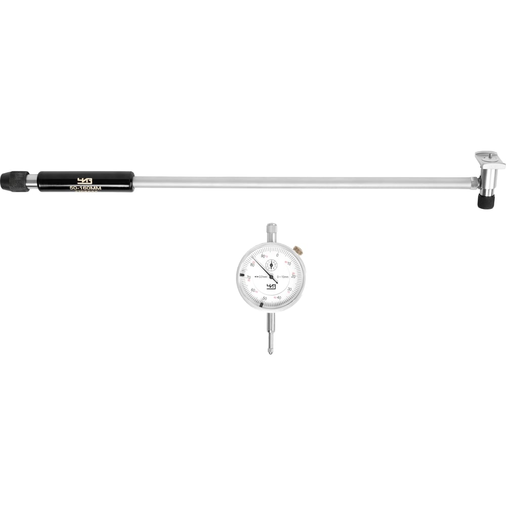 Изображение товара Нутромер ЧИЗ НИ 50-160 индикаторный профессиональный с точностью 0.01 мм