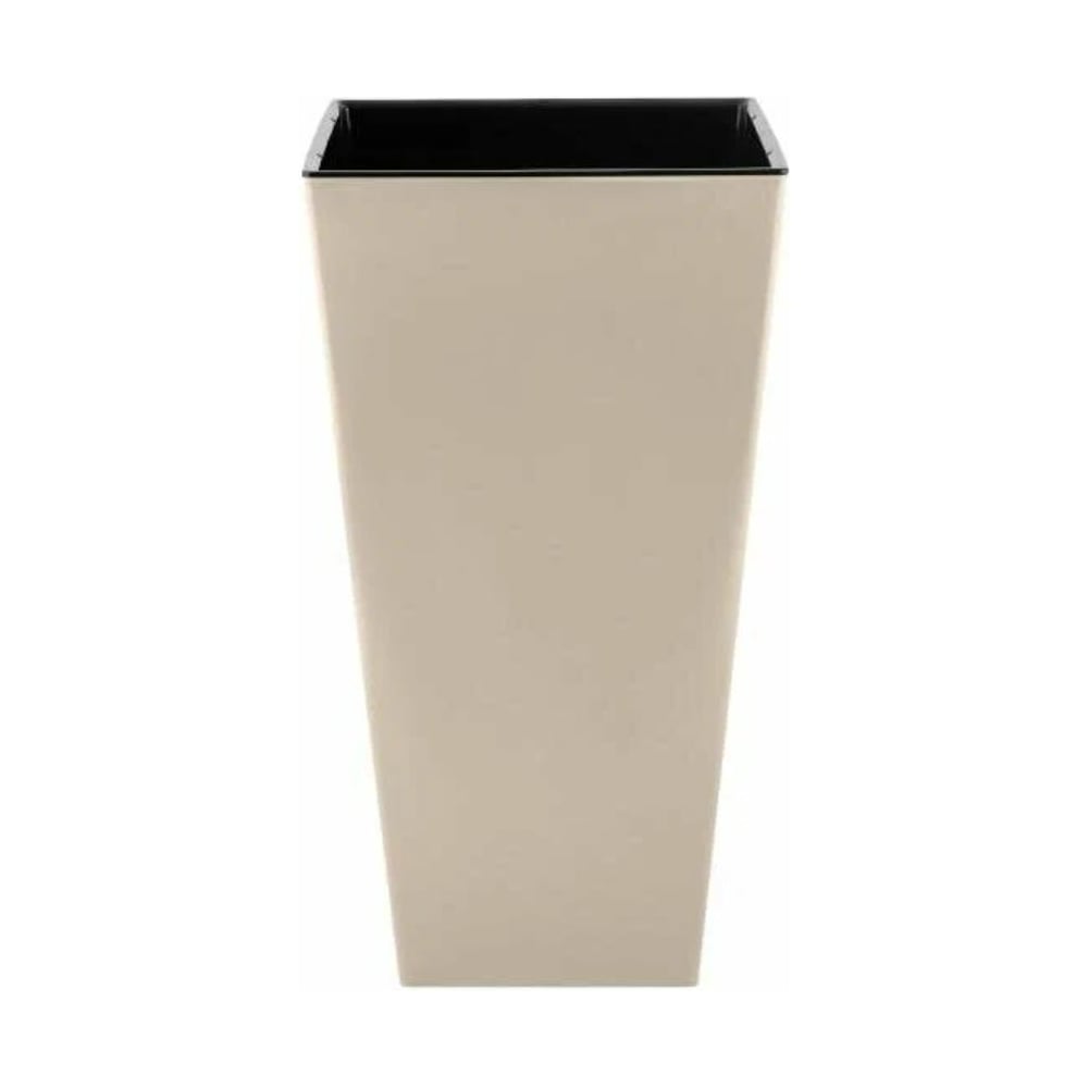 Изображение товара Горшок для цветов InGreen London Cube, 34 л, калифорнийский миндаль