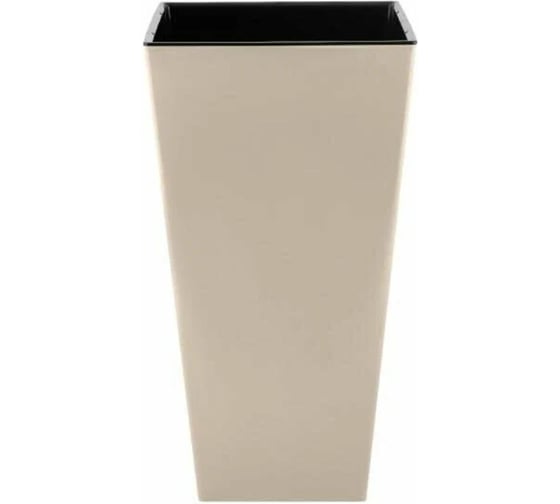Изображение товара Горшок для цветов InGreen London Cube, 34 л, калифорнийский миндаль 280147