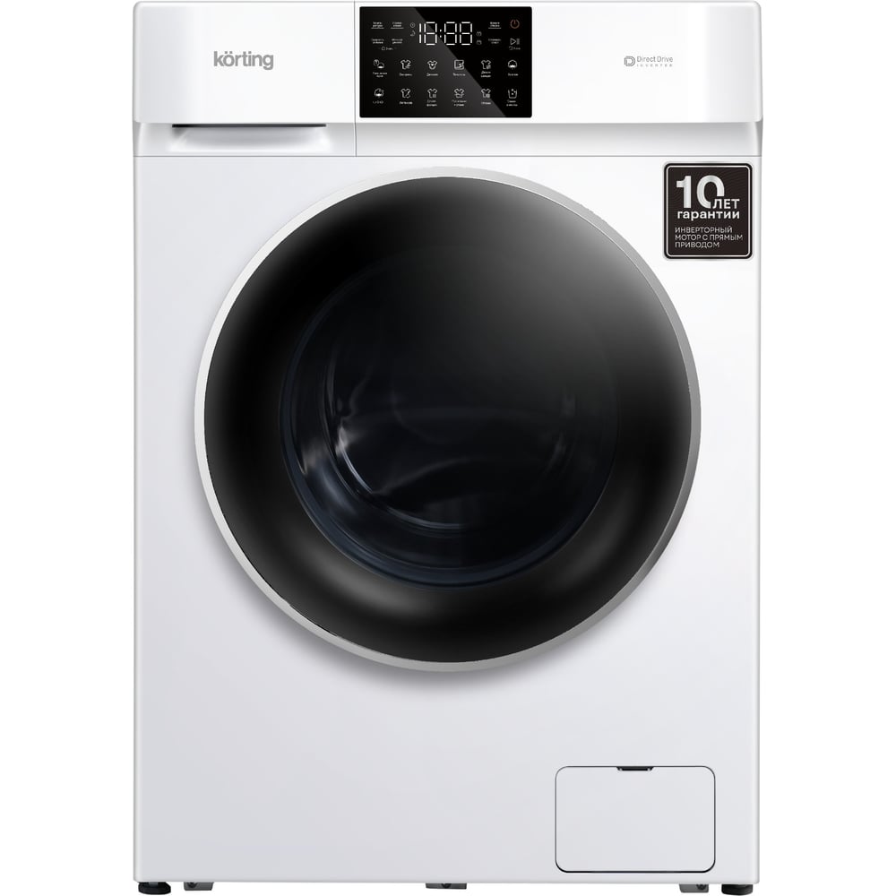 Изображение товара Стиральная машина KORTING KWM 60DV1297 10 кг фронтальная с паром сенсорное управление