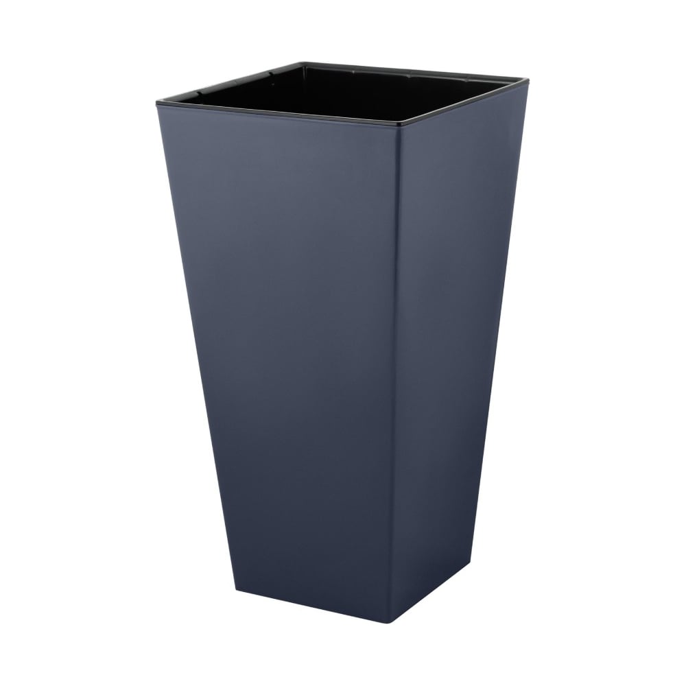 Изображение товара Горшок для растений InGreen London Cube 19,4 л вулканический серый