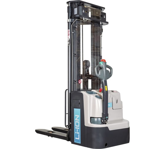 Изображение товара Штабелер самоходный TISELTECHNICS ESL16 FTX530 Li-Ion. Triplex FFL,1600kg-5300mm-1150x570mm, Lithium battery 24V/150Ah, CH 24V/60A Ext; НФ-00001856