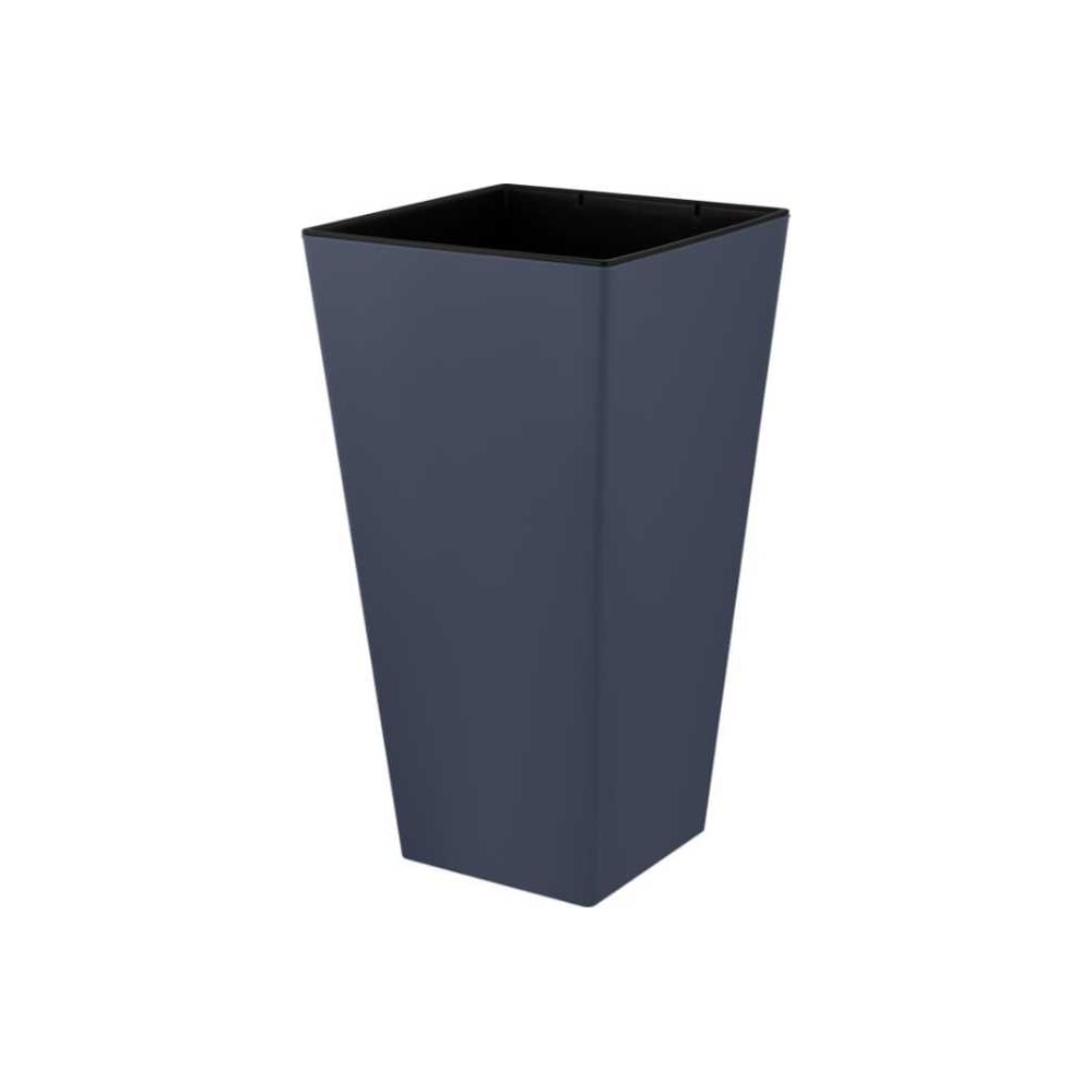 Изображение товара Горшок для цветов Ingreen London Cube 34 л вулканический серый