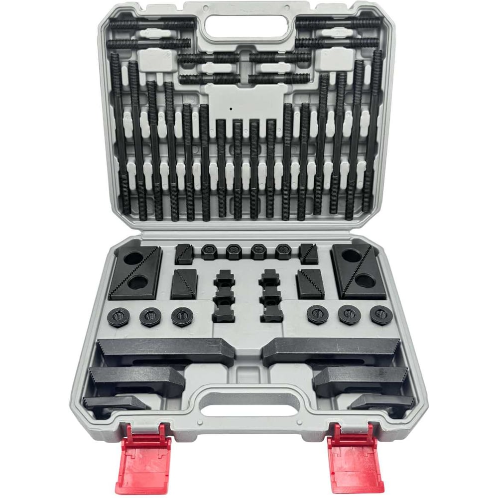 Изображение товара Набор станочного крепежа и прижимов TORNERI из 58 предметов Т-образный паз 13.7 мм М12