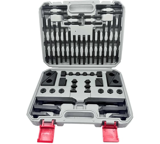 Изображение товара Набор станочного крепежа и прижимов TORNERI из 58 предметов, Т-образный паз 11.7 мм, М10 Т028344