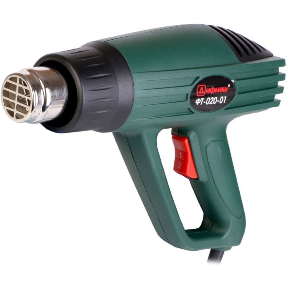 Изображение товара Фен технический ДИФМАШ ФТ-020-01 с мощностью 2000 Вт