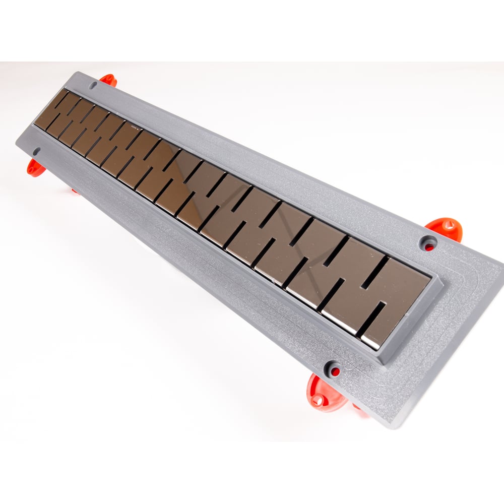 Изображение товара Душевой лоток Мелодия 500мм глянец серый с боковым сливом D-50 мм ML-500S-DT