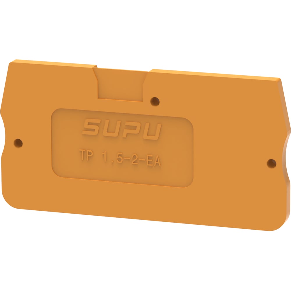 Изображение товара Крышка защитная для клемм SUPU TP 1-1с оранжевая 100 шт