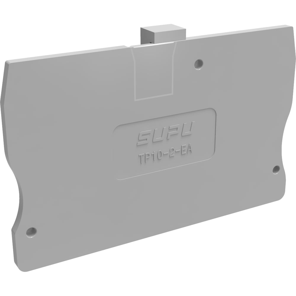 Крышка защитная для клемм SUPU TP 1-1с сечением 10мм2, серая, 50 шт TP10-2-GY-EA