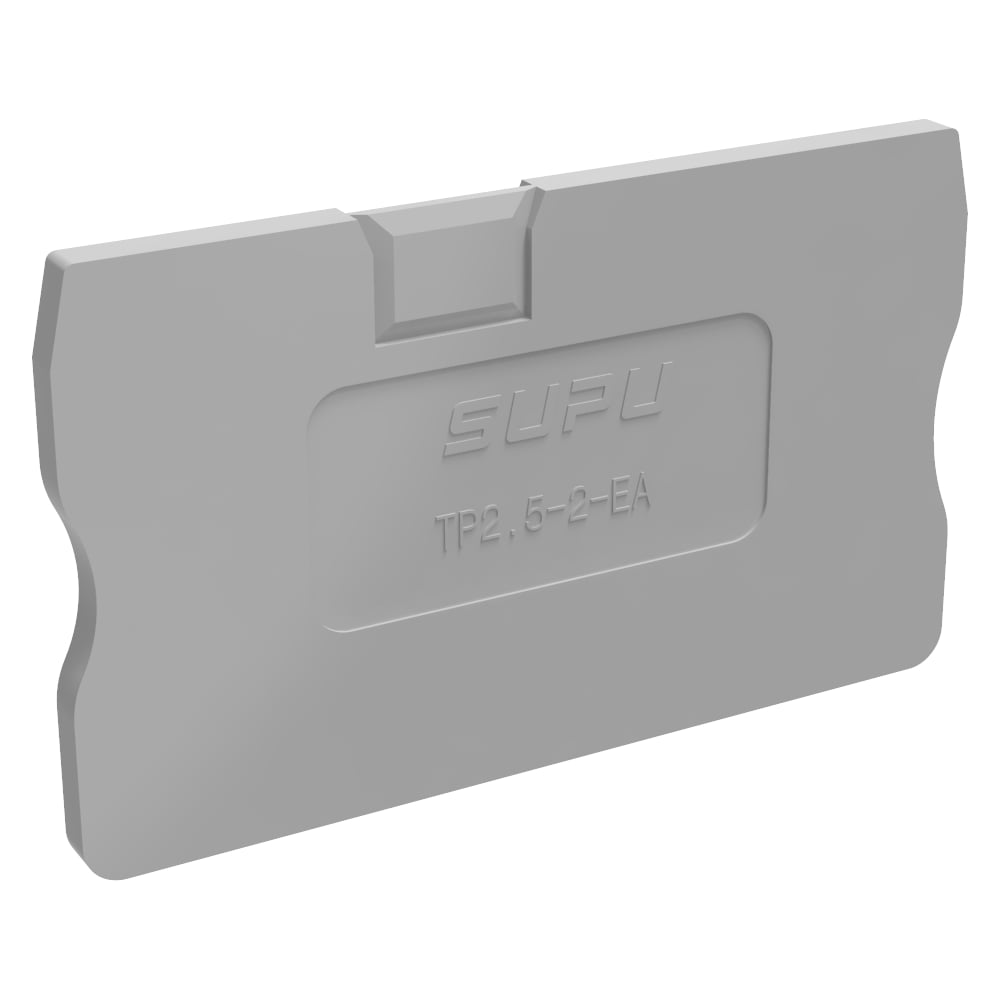 Изображение товара Крышка защитная для клемм SUPU TP 1-1с 2.5мм2 серый упаковка 100 шт