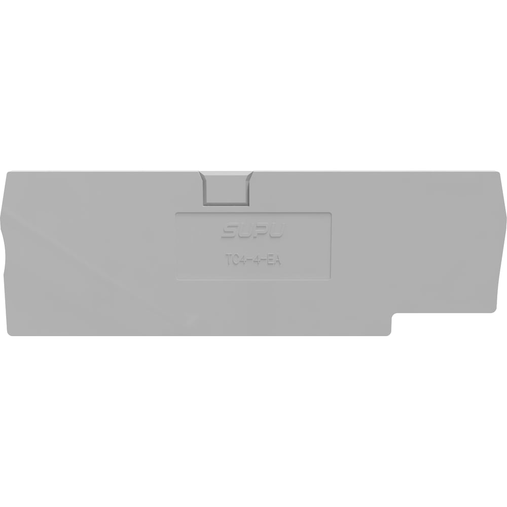 Изображение товара Крышка защитная для клемм SUPU TC 2-2с сечением 4мм2, серая, 100 шт TC4-4-GY-EA