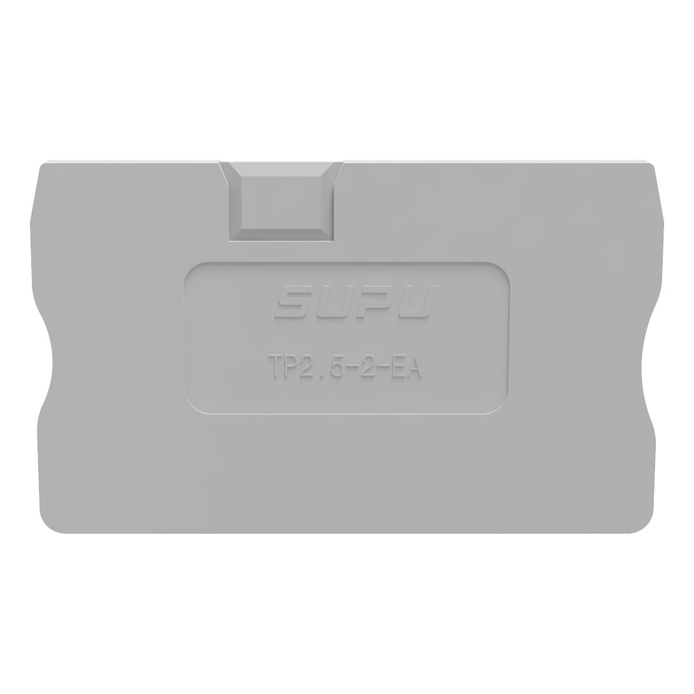 Изображение товара Крышка защитная для клемм SUPU 2.5мм2 серый 100 шт TP2.5-2-1-GY-EA