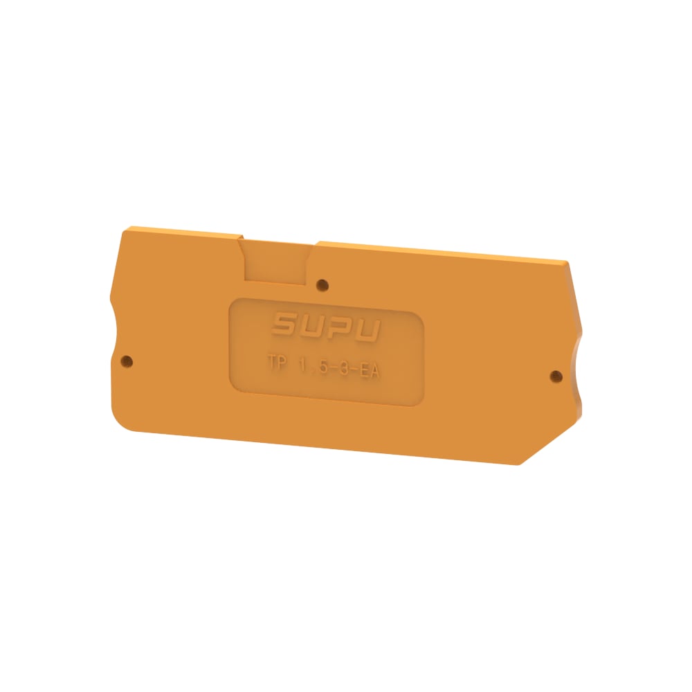 Изображение товара Крышка защитная для клемм SUPU TP 1-2с 100 шт оранжевая IP20 УХЛ3