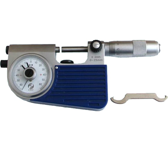 Изображение товара Микрометр CNIC рычажный МР 0-25 мм 0,001 тв.сплав Шан 406-106 53772