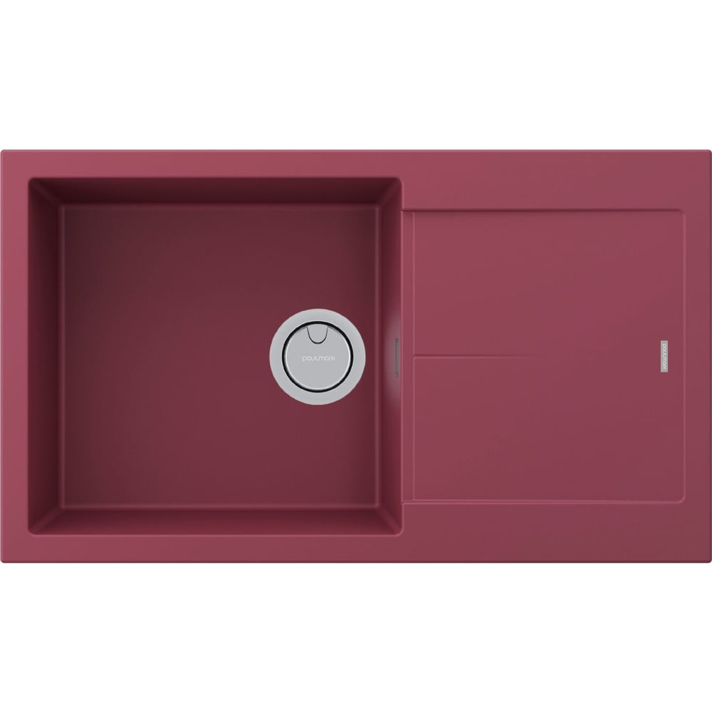 Изображение товара Мойка кухонная Paulmark EXTENSIO 86 ACRYSTONE Merlot врезная