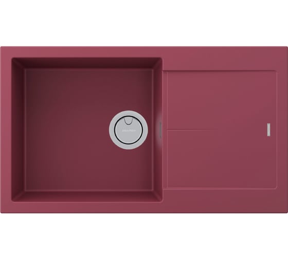 Изображение товара Мойка Paulmark EXTENSIO 86, ACRYSTONE, MERLOT, 860х500 мм, PM988650-ME