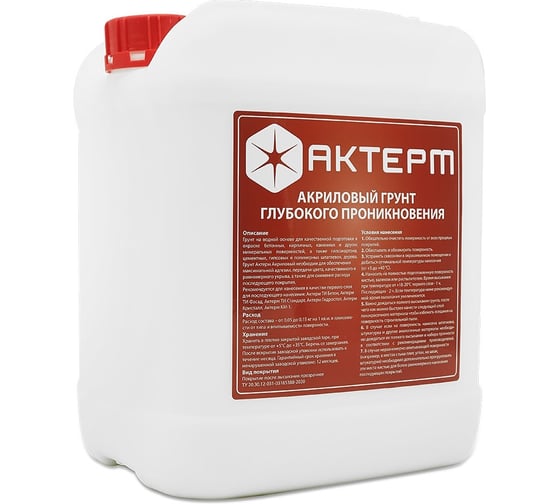 Изображение товара Акриловый грунт АКТЕРМ 5 л 904052087