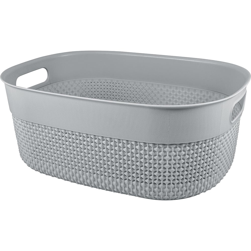 Изображение товара Универсальная корзина PLAST TEAM Oslo 380x284x150 мм серый шторм